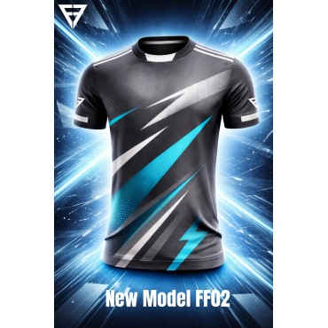 Maillot FF02 noir/sky