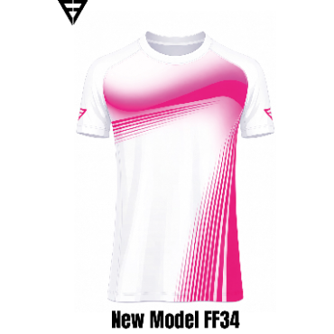 Maglia FF34 bianca/rosa