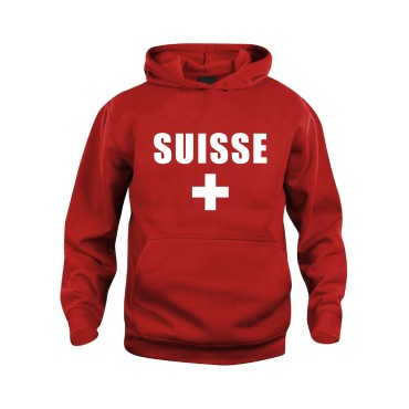 Sweatshirt/Hoodie SUISSE rot