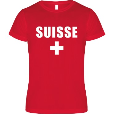 T-Shirt SUISSE rossa