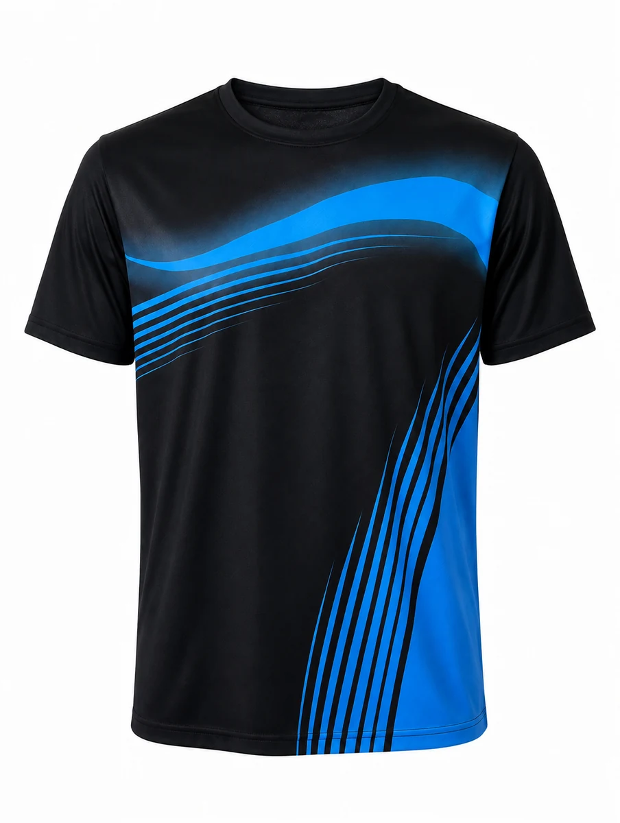 Maillot Onde Noire Bleu