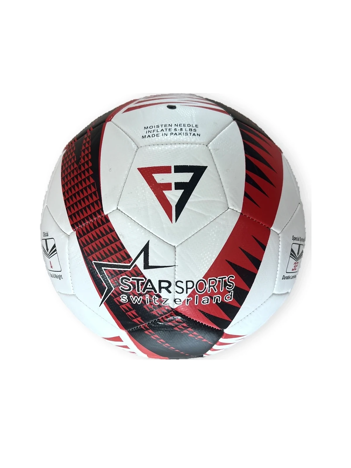 Ballon football rouge